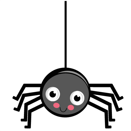 Cute Spider Clipart Free - Cute Spider Clipart (432x432)