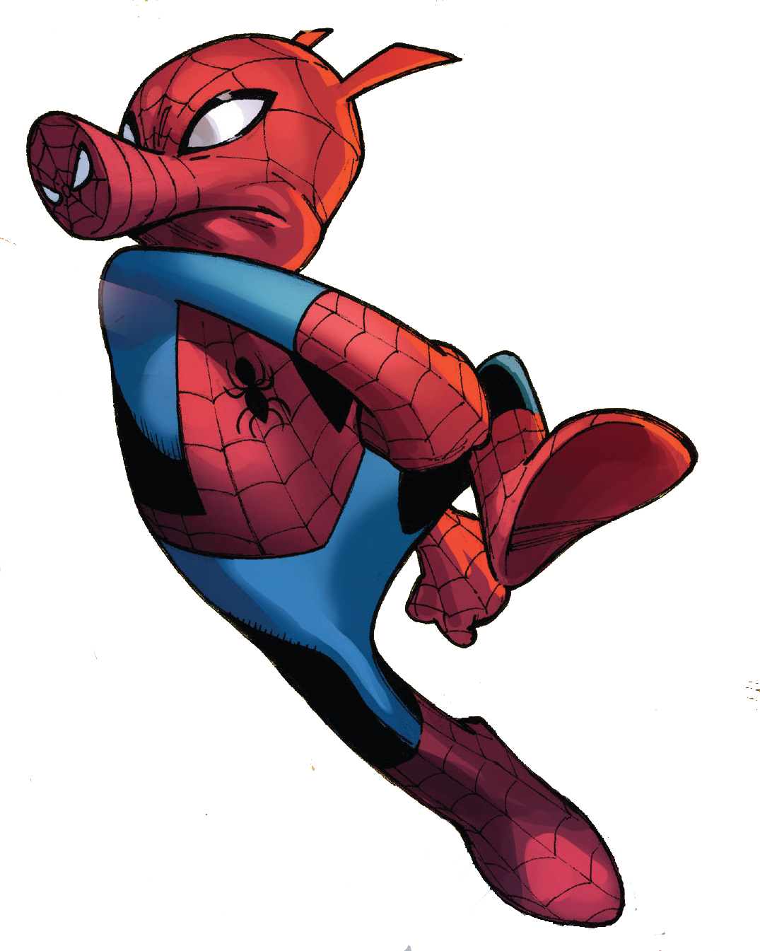 Amazing Spider - - Spider Verse Spider Pig (1075x1345)