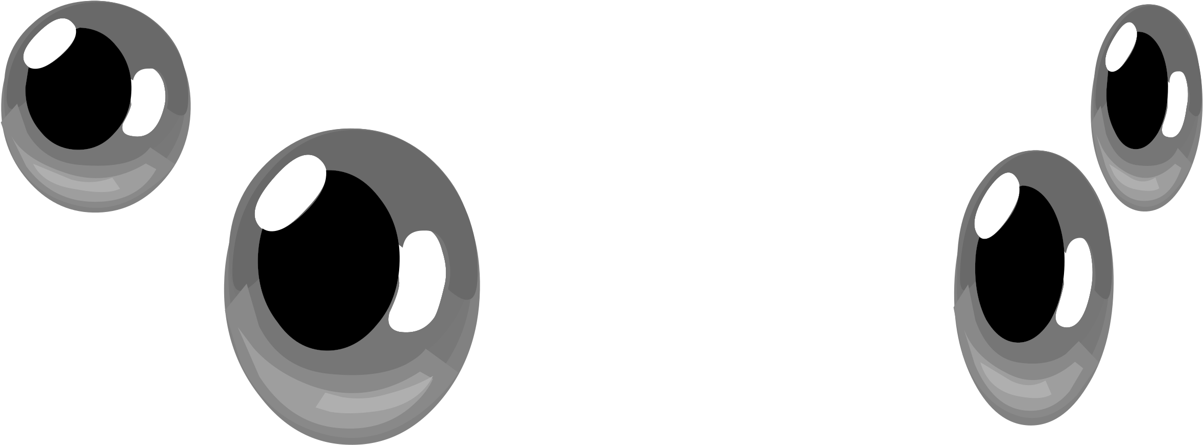 Microsoft Avatar Clipart - Spider Eyes Png (2400x1055)