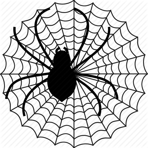 Spider Web Icon - Spider Web Clip Art (512x512)