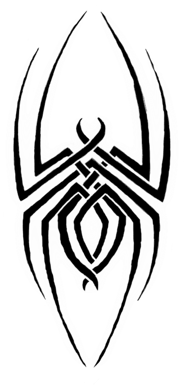 Tribal Spider 1 By Deathangelsday - Tribal Spider Tattoo Designs (800x787)