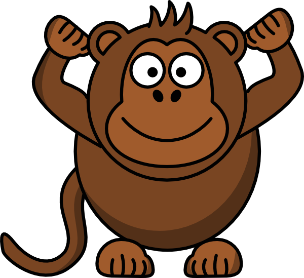 Top 10 Monkey Clip Art Images And Cute Pictures For - Free Clip Art Monkey (600x549)
