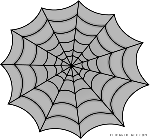 Spider Web Animal Free Black White Clipart Images Clipartblack - Spider Web Clipart (500x463)