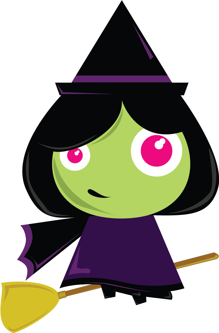 Clip Art Witch Many Interesting Cliparts - Little Witch Clip Art (898x1345)