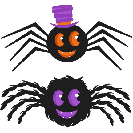 Spider Set Svg Cutting S For Scrapbooking Halloween - Spider Halloween Transparent (432x432)