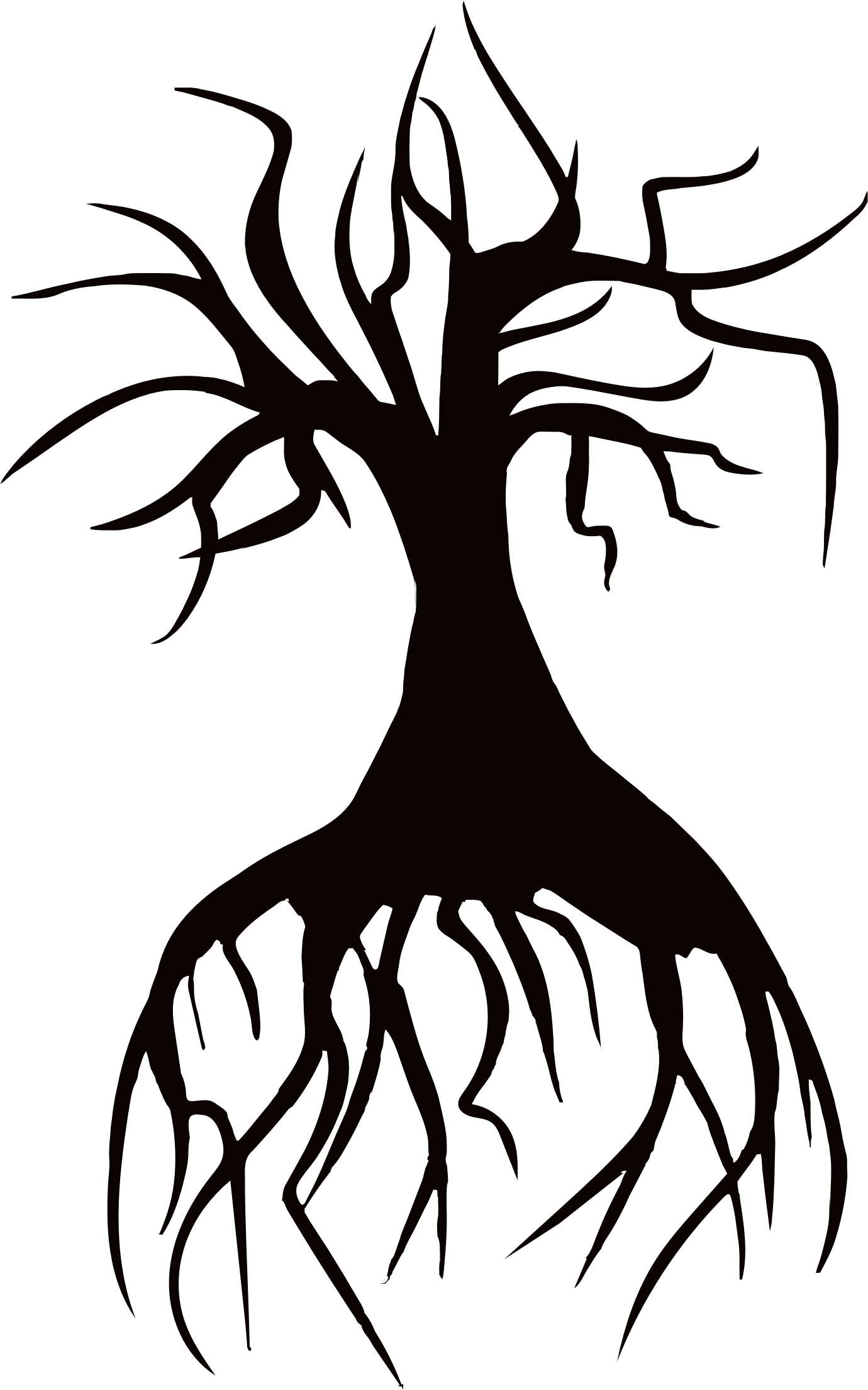 Big Image - Halloween Spiderweb Clipart (1380x2209)