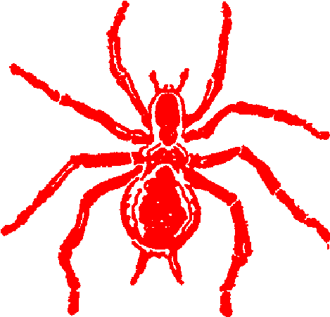 Spider Strikes V1n1 I06a Red Spider Seal - Insect (475x454)