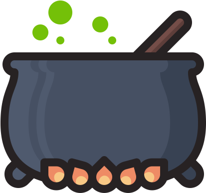 Halloween, Horror, Fear, Pot, Saucepan, Potion, Scary, - Witchcraft (512x512)