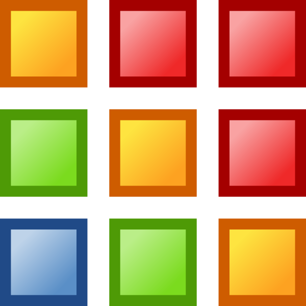 Color Grid Png, Svg Clip Art For Web - Colors Icons (600x600)
