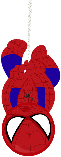 Super Heróis E Heroínas - Baby Spiderman Clipart (286x547)