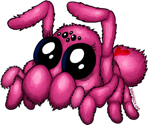 Clip Arts Related To - Adorable Spoider (500x432)