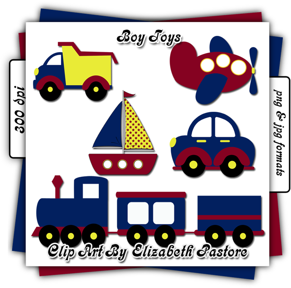 Toy Clipart Boy Toy Clip Art Display Png 231bcf Clipart - Clip Art For Boys (600x600)