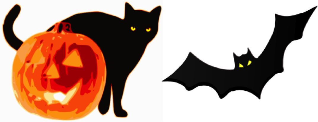 Spider Web Clipart Halloween Hanging Bat Pencil And - Bat Clip Art (1072x413)