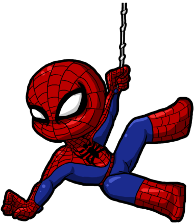 Spiderman Hanging Out By Art Surgery On Deviantart - Spiderman Cartoon Drawing (442x470)