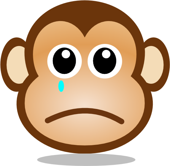 Monkey Face Cartoon (600x561)