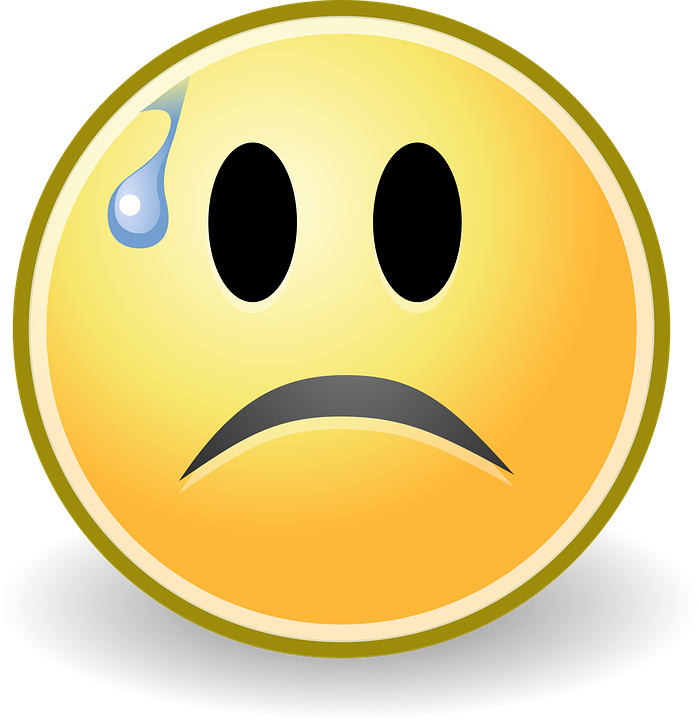Emote Sad Stressed Unhappy - Sad Faces (727x750)