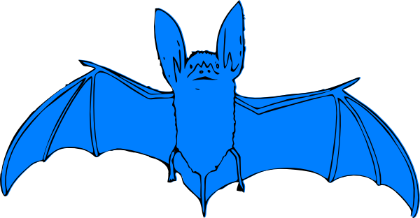 Bat Clipart Colorful - Bat Clip Art (600x312)