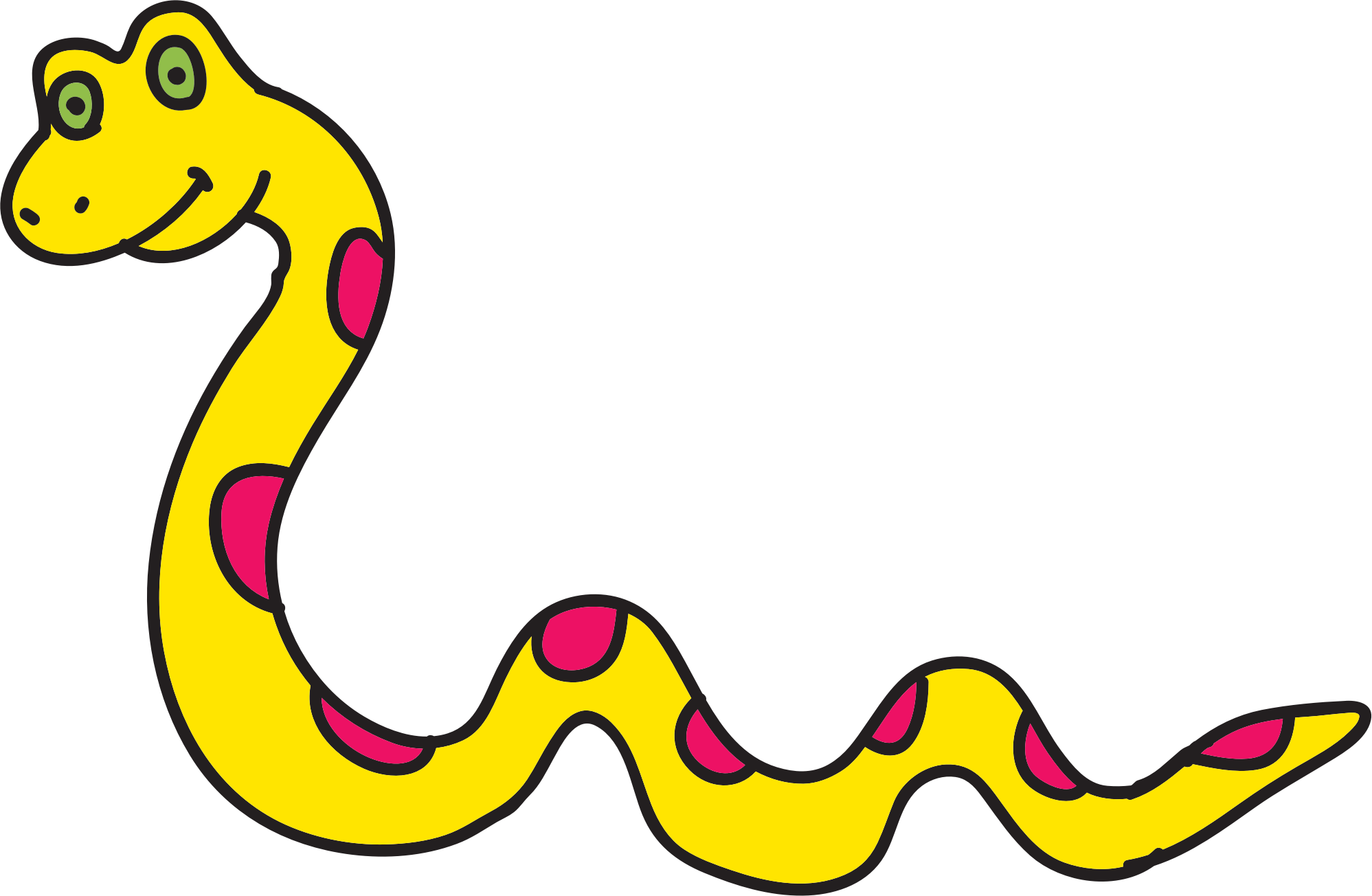 Rattlesnake Animation Clip Art - Clipart Snake Animated (1997x1304)