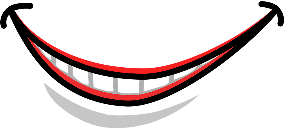 Grin Smile Laugh Happy Happiness Teeth Emo - Life Is A Joke [book] (960x480)