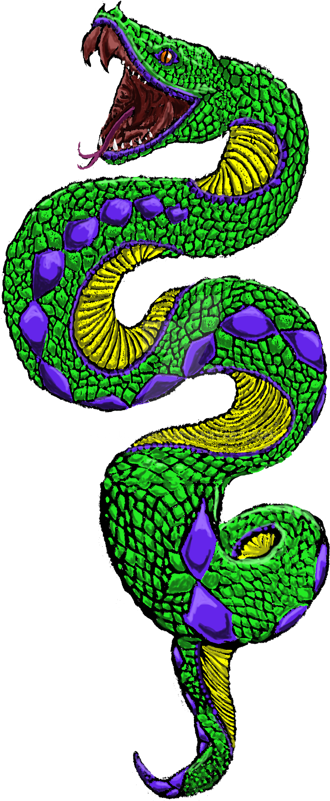 Snake Tattoo Clip Art - Snake Tattoo Png (900x1744)