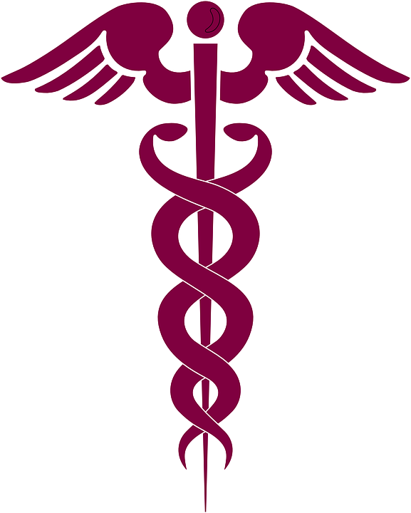 Medicine Caduceus Medical Snake Doctor Hospital - Caduceus Vector (577x720)