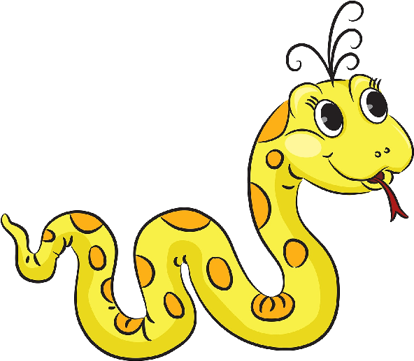 Snake Clipart Vector Png - Parts Of A Snake (600x600)