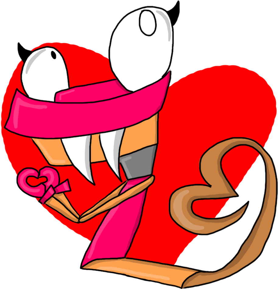 Love Snake By Zootycutie - Love Snake By Zootycutie (1000x1000)