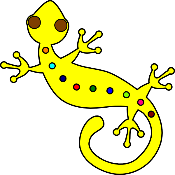 Reptile Clipart - Photo - Lizard Clipart (600x600)