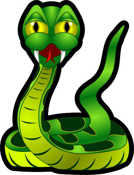 Poisonous Snakes Clipart (462x600)