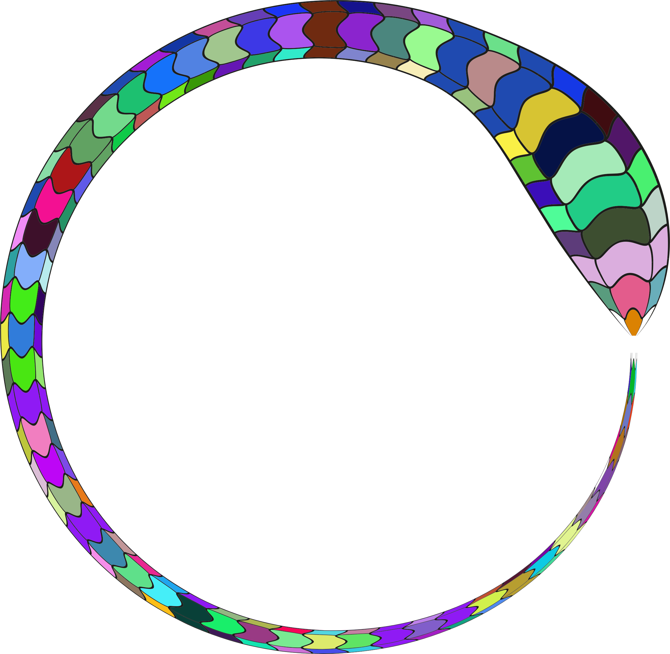 Snake Frame Prismatic - Snake Frame Png (2340x2284)