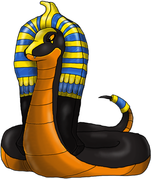 Egyptian Snake Commission 1 By Thestormunleashed - Egyptian Snake Pokemon (592x684)
