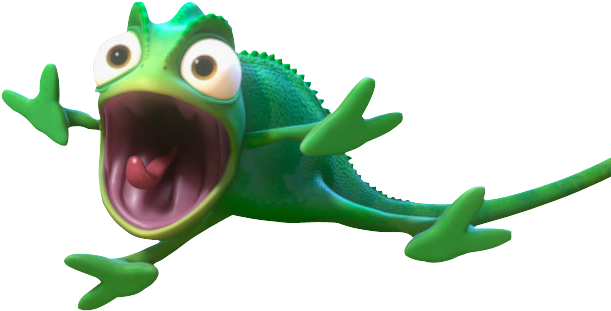 Cameleon Clipart Pascal - Pascal Rapunzel Png (630x360)