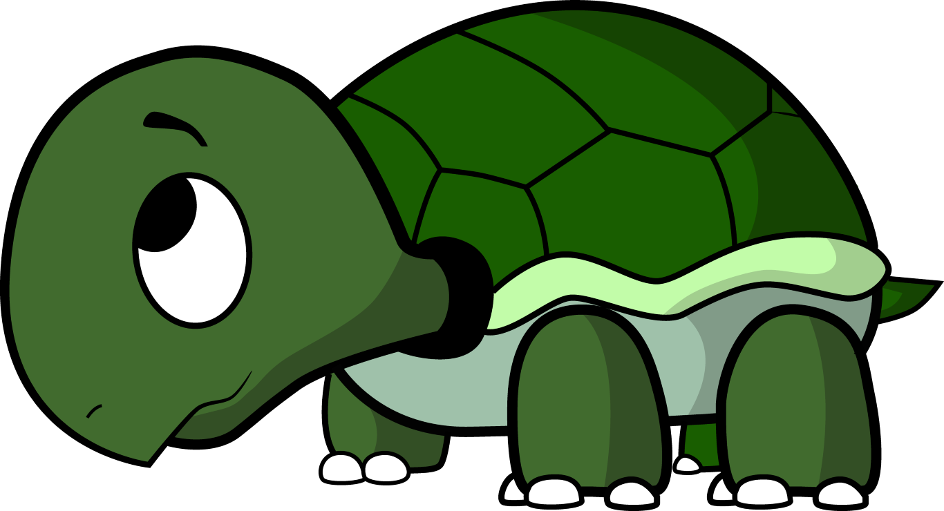 Cute Turtle Transparent Background Png Image - Animated Turtle (1366x740)