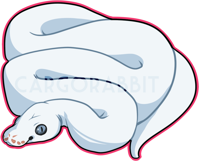 Ball Python Clipart Cartoon - Easy Draw Ball Pythons (894x894)