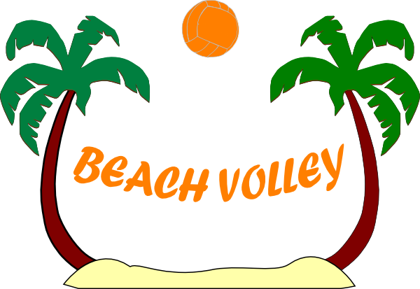 Beach - Volleyball - Clipart - Beach Volleyball Clipart Free (1488x1052)