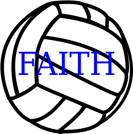 Volleyball Clip Art Vector Online Royalty Free & Public - Love Volleyball Svg (600x518)
