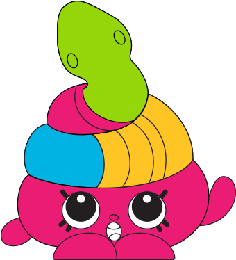 Jelly Snake Ct Art - Shopkins Jelly Snake (400x400)