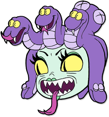Snake - Cuphead Cala Maria Last Phase (422x422)