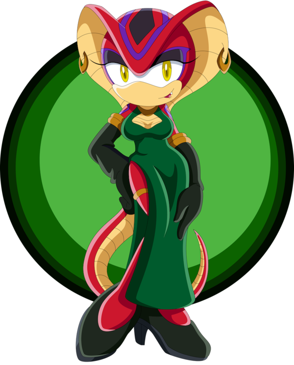 Sholeh The Cobra By Noble-maiden - Sonic Snake Character (600x744)