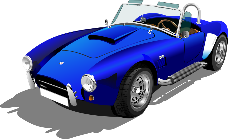 Blue Shelby Cobra Sports Car Clip Art Full Size PNG Clipart Images