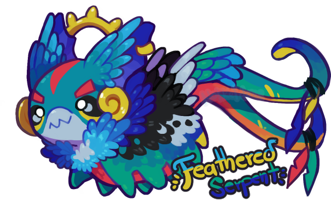 Serpent Clipart Halloween - Feathered Serpent (678x433)