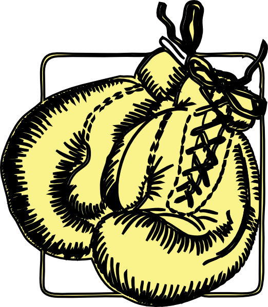 Boxing Gloves Clip Art At Clker - Integrationsmöglichkeiten Für Das Boxen Im Schweizer (522x599)