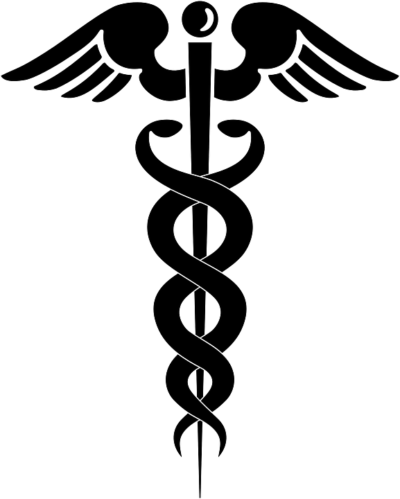 Doctor Symbol Caduceus Transparent - Medical Symbol Svg (577x720)
