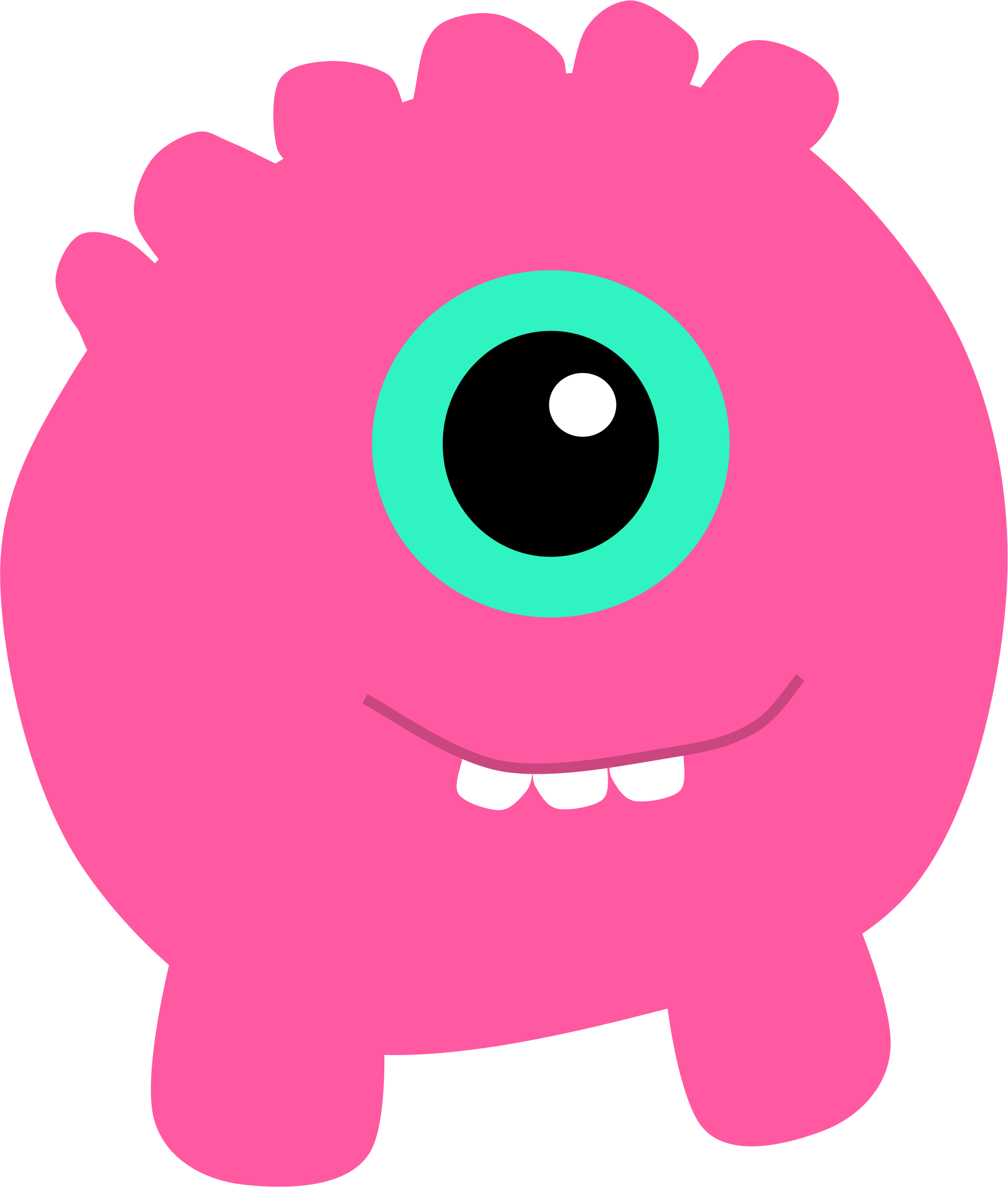 Cute Pink Monsters (1928x2269)