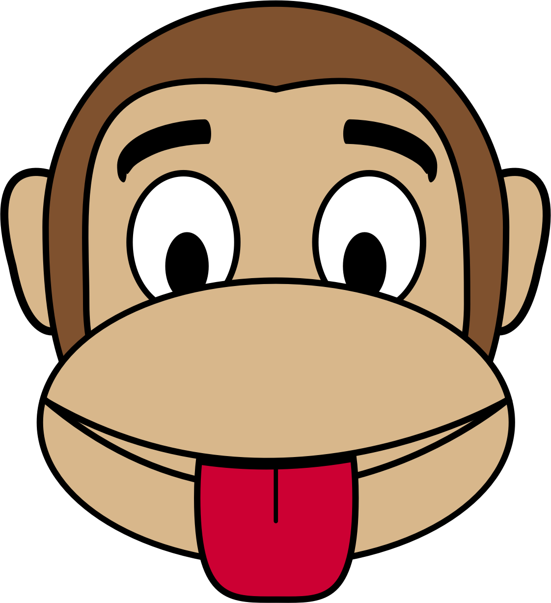 Tongue Clipart Png - Free Emoji Clip Art (1122x1227)