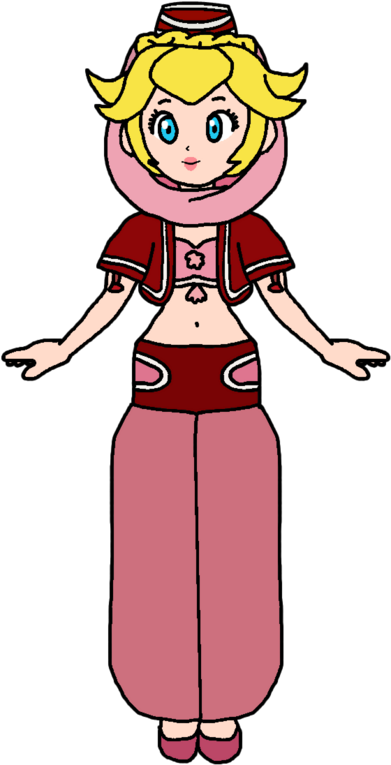 Jeannie By Katlime - Princess Peach Cinderella (749x1154)
