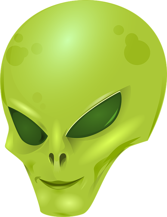 Head Clipart Alien - Cartoon Alien Head (555x720)