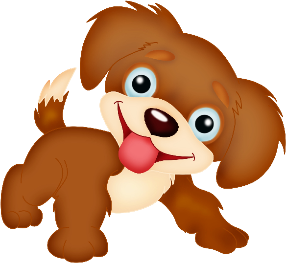 Puppy Clipart Small Dog - Cartoon Dogs (600x600)