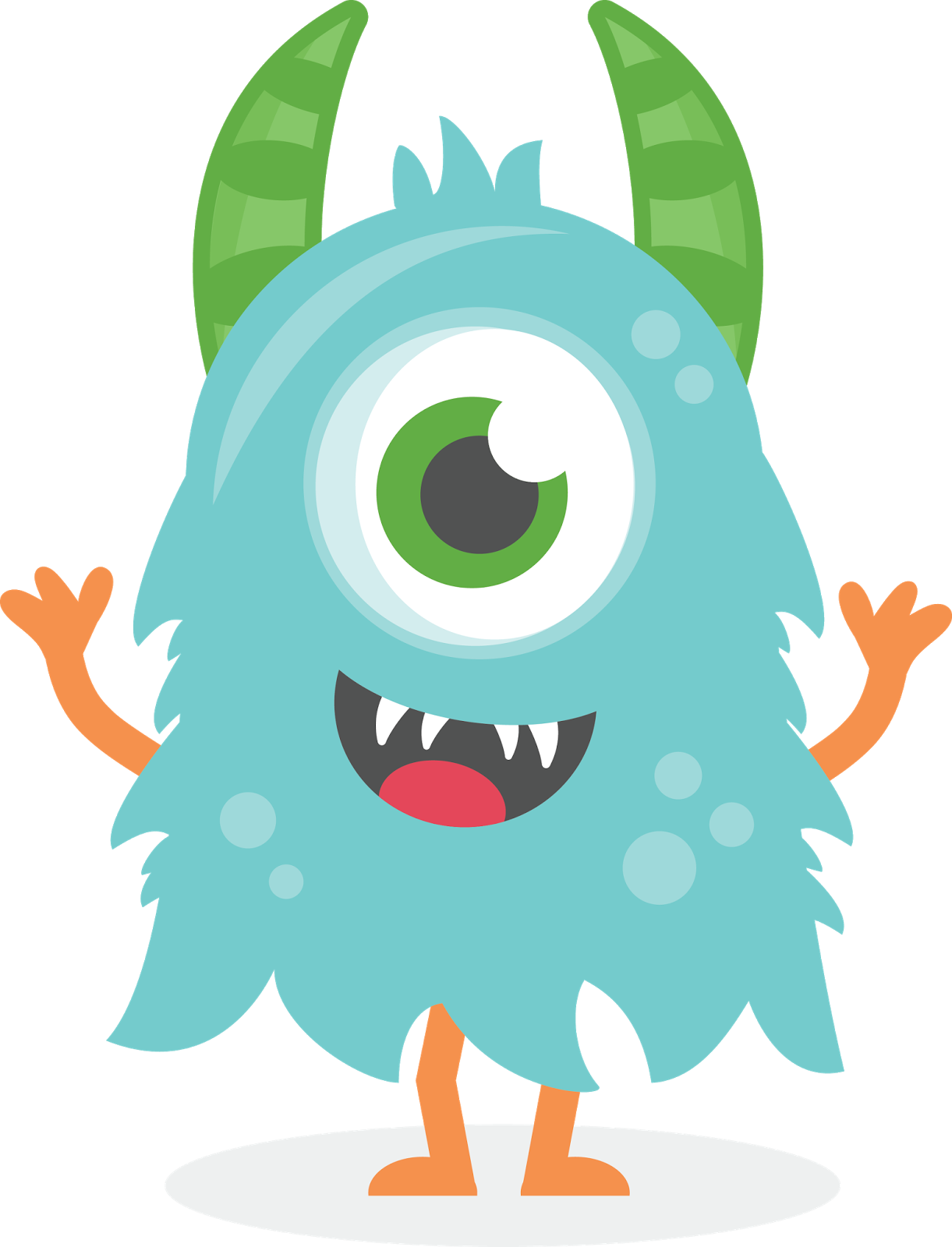 Monster Clipart Cute - Monster Clipart Cute (1221x1600)