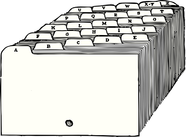 Free Vector Tabs Dividers Clip Art - Tab Clipart Black And White (600x442)